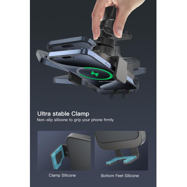 Динамические светодиодные лампы Магсаф Автомобильный монтаж Двойная катушка Iphone Автомобильный монтаж зарядное устройство