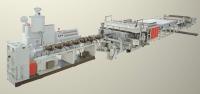 Multiwall pp creusent la ligne d'extrusion de plat de section utilisée pour les boîtes se pliantes à fruit