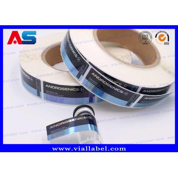 Peptides Small Bottle Labels Holographic with Waterproof and Permanent And Strong Adhesive