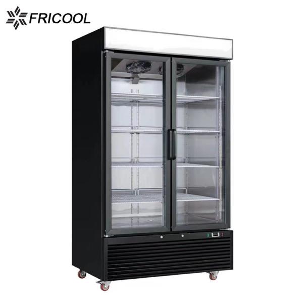 2/3 HP Glass Door Merchandisers R290 GAS Commercial Upright Fridge