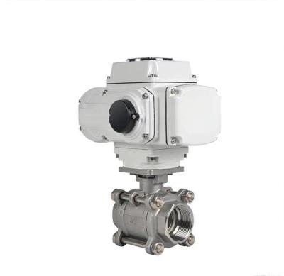 Wholesale Low Price WCB 304 316 316L Material DN50~DN300 Electric Flange Ball Valve 2~12 Motorized Valve for Water Use 1 Piece