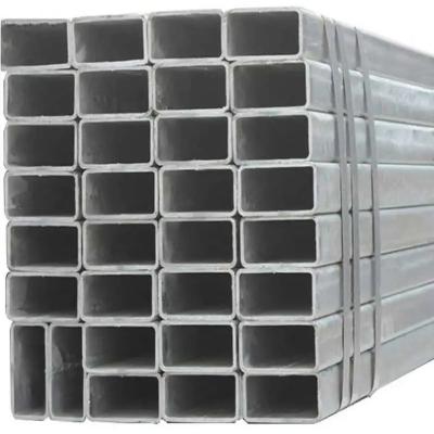 Quadrado fluido tubulação de aço galvanizada 27mm laminados a alta temperatura para a construção