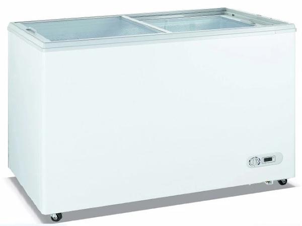 Commercial Deep Freeze Chest Freezer , Stainless Steel Chest Freezer 650L Capacity