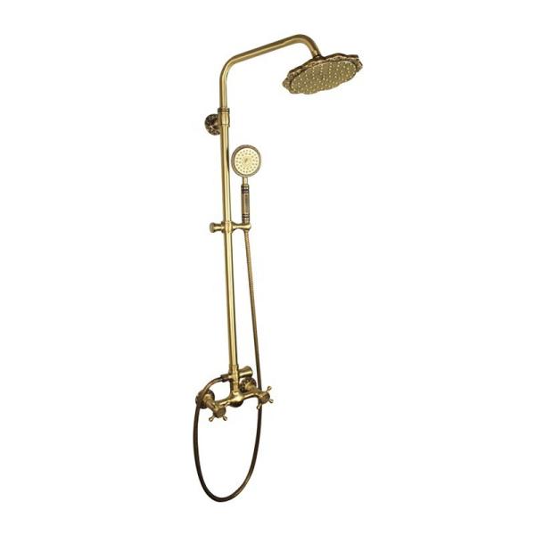 European Style Antique Black Brass Wall Mount Handheld Shower Nozzle for Bath