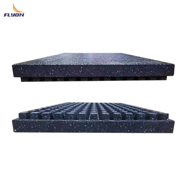 Customized Logo Rubber Flooring Cover Long Lasting Superior Protection