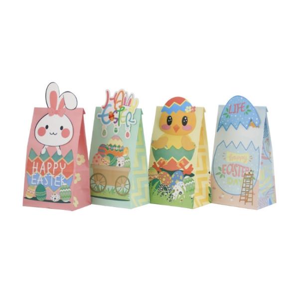 Сумки 12g на вынос бумаги еды дня пасхи Biodegradable для хлеба торта