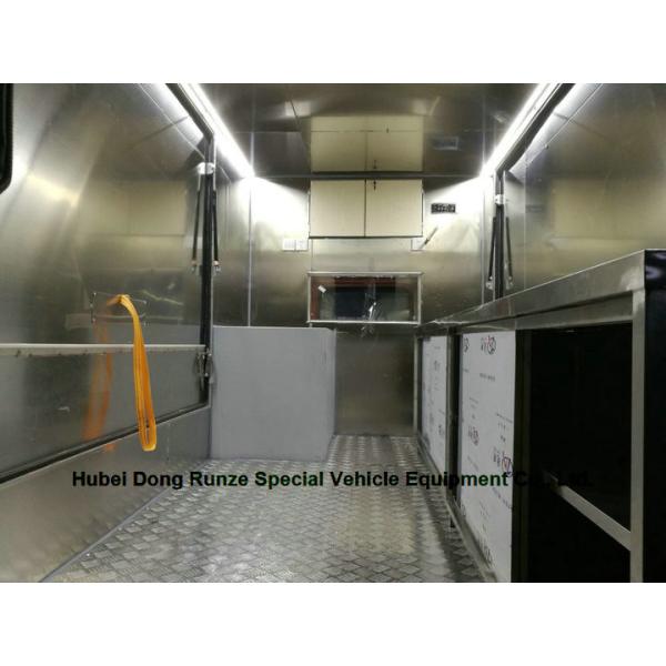 Custom Color JAC Mobile Kitchen Truck , Street Mobile Fast Food Van