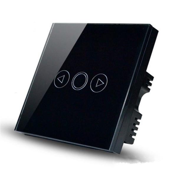 Safe Touch dimmer Switch tempered glass crystal panel wall controller switch for osram lamp dimmable led lights