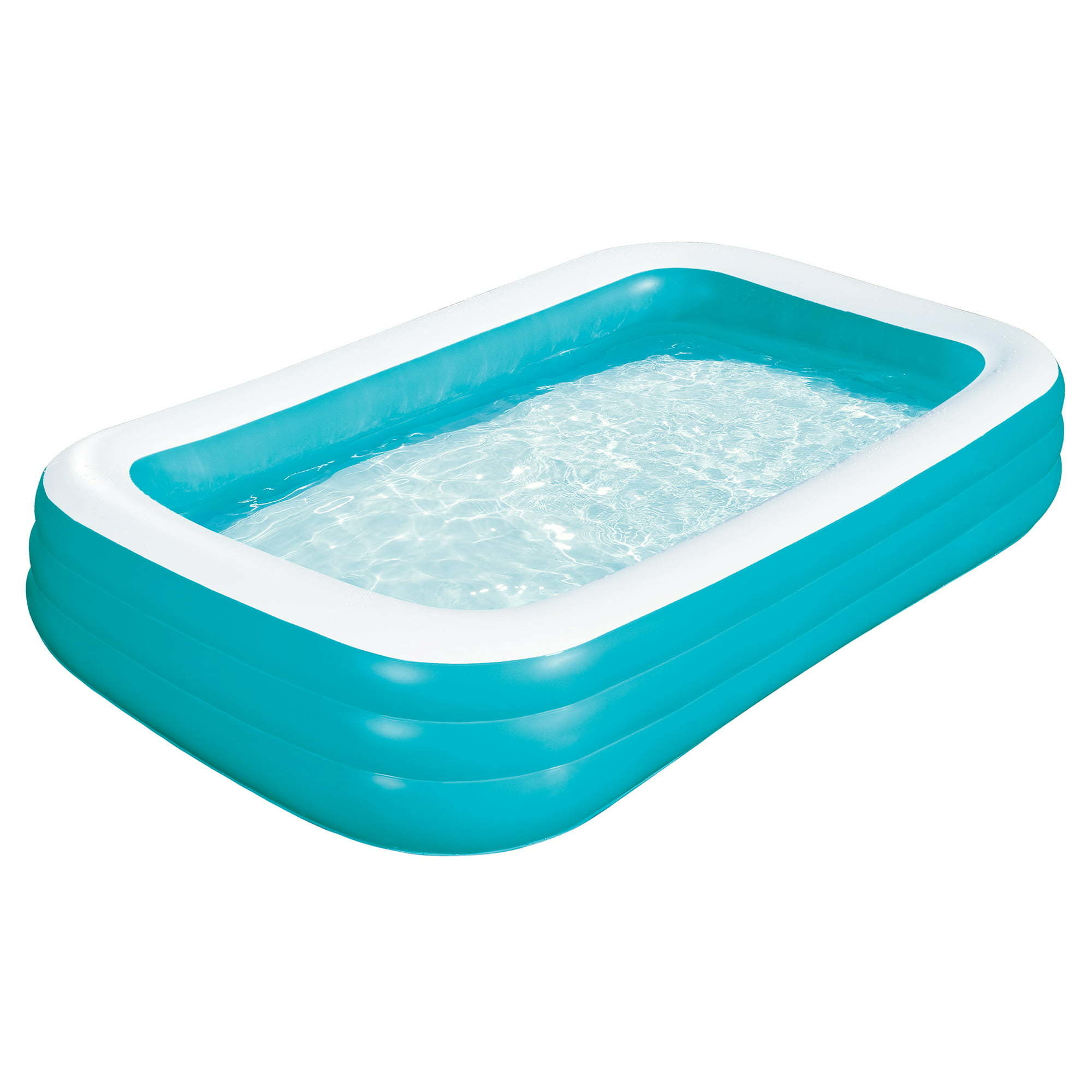 120 x 72 x 22.00 Inches Inflatable Rectangular Pool Perfect for Backyard Garden Fun