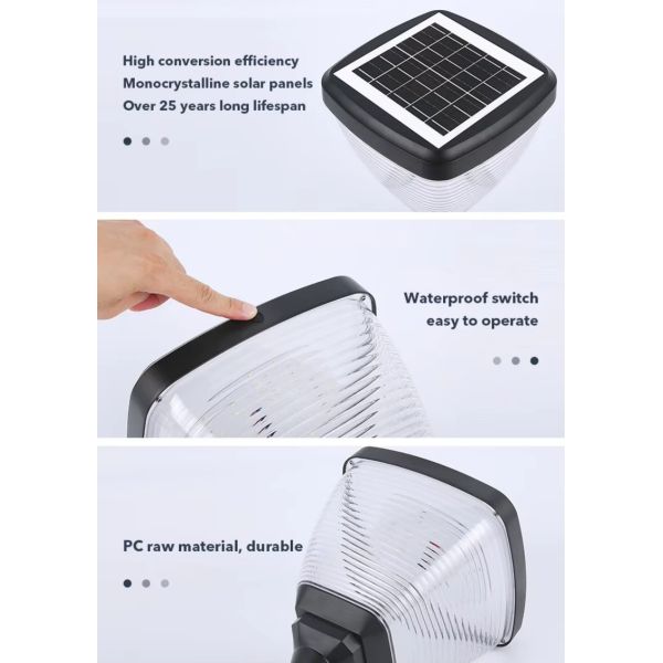 Color-Changing Solar Outdoor Lights Solar LED Garden Lights Waterproof for Backyard Lighting
