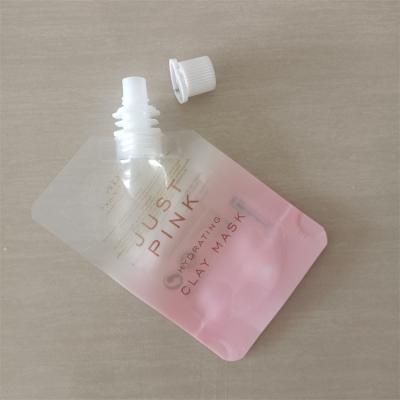 Embalagem cosmética com tampa redonda, biodegradável, sacola de gás e marca personalizada