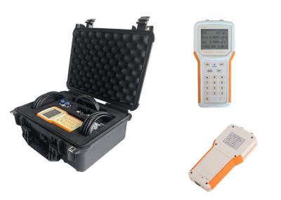 Braçadeira ultrassônica Handheld do medidor de fluxo do tempo de passagem no tipo medida do líquido