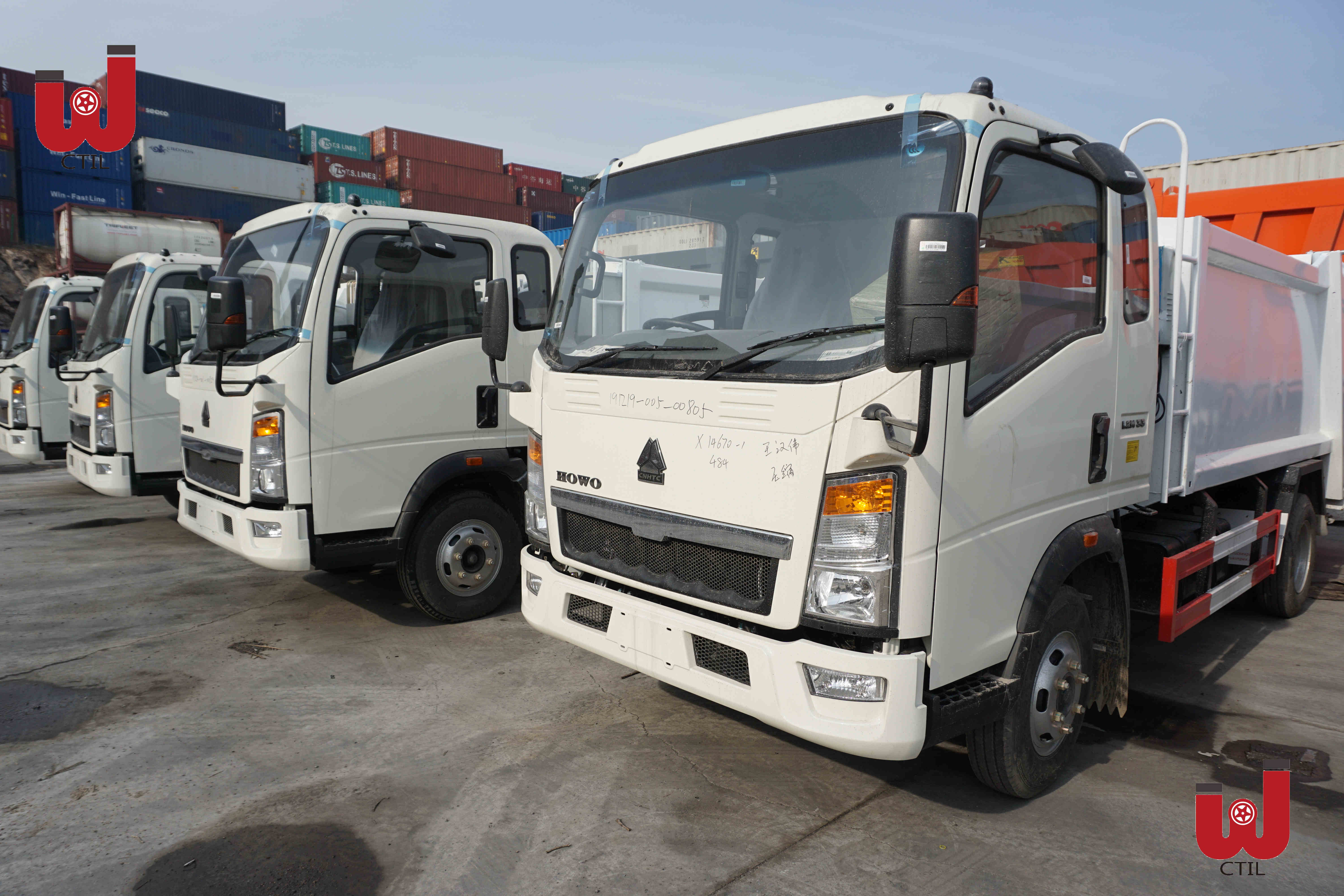 Мусоровоз Compactor тележки 6CBM Compactor светлой обязанности ненужный