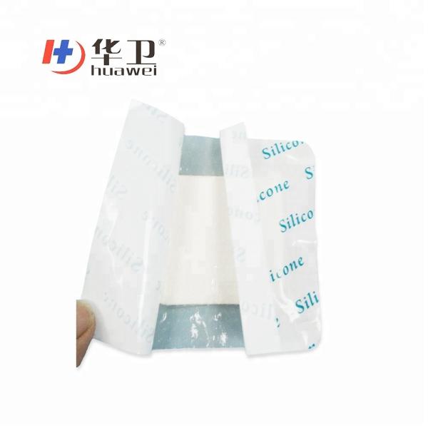 15*15cm advanced wound care high absorbent silicone wound dressing