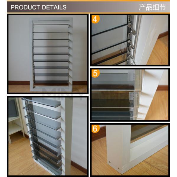 Modern Simple Style Aluminum Glass Louver/Shutter for High Demand Market