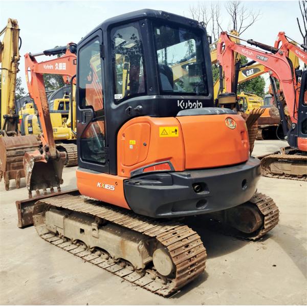 Año 2019 Usado Japón Original de 6 toneladas Mini Kubota Excavadora KX165 en buenas condiciones