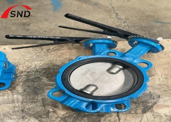 Wafer-Type Manual Butterfly Valve for Drainage HVAC Light Industry