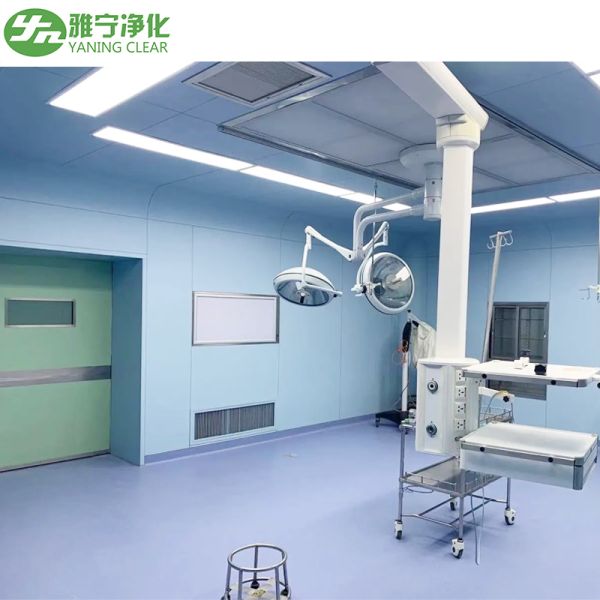 YANING MOT Modular Operating Room with Laminar Flow Ceiling HEPA Filter and Touch Screen Control Panel for Hospital Surgical Room