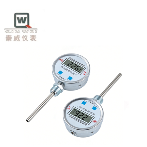 Digital Display Bimetallic Thermometer IP67 Waterproof Industrial