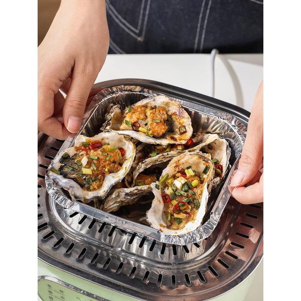 Disposable Silver Aluminum Foil Lunch Box for Convenient and Safe Food Packaging