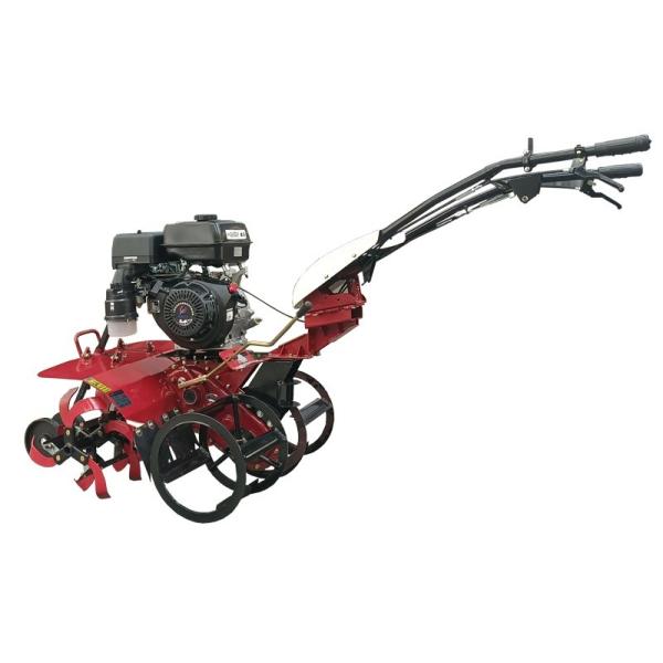 Adjustable Working Width 45-85cm Mini Power Tiller Cultivator with Roary Function