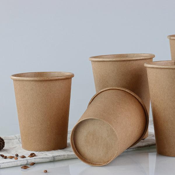 Eco - os copos de café amigáveis 8oz do papel de embalagem 250cc escolhem o filme do PE da parede