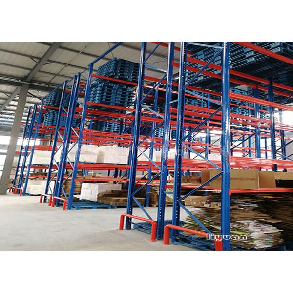 Metal Heavy Duty Industrial Racking Very Narrow Aisle VNA Pallet Shelving