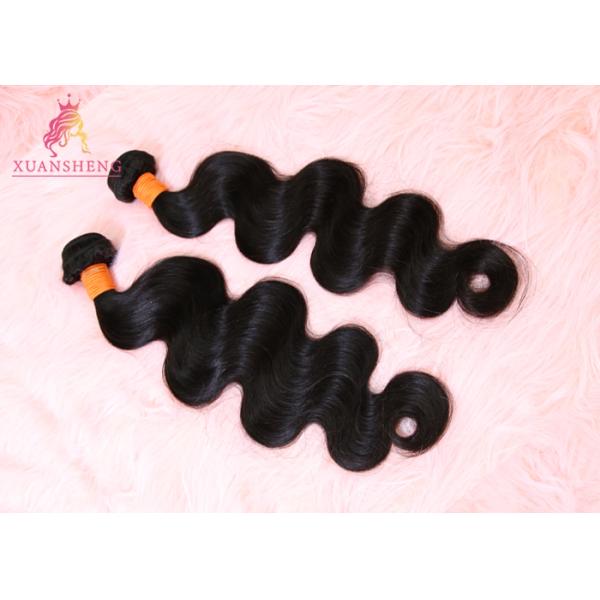 Smooth Malaysian Body Wave Bundles Virgin Human Hair Cuticle Aglined 95g-105g