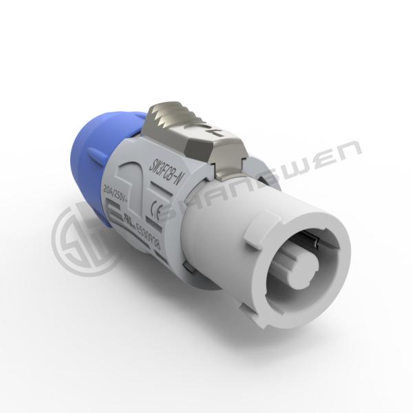 Stable Circular Female And Male Connector 250V AC Power Connector