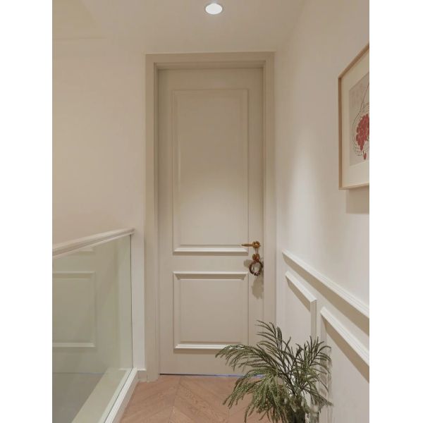 Custom Visible Hinge Modern Wooden Doors for Home Hotel