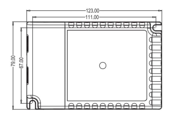 46 Вт Dali Dimmable Driver Регулируемый от 700mA до 1050mA Рабочее напряжение 198-264VAC