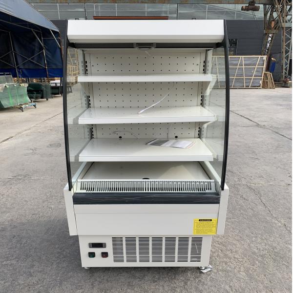 Схватите и пойдите вентиляторная система охлаждения холодильника R290 дисплея плода овоща для свежего магазина