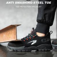 Des chaussures légères et confortables en acier respirantes
