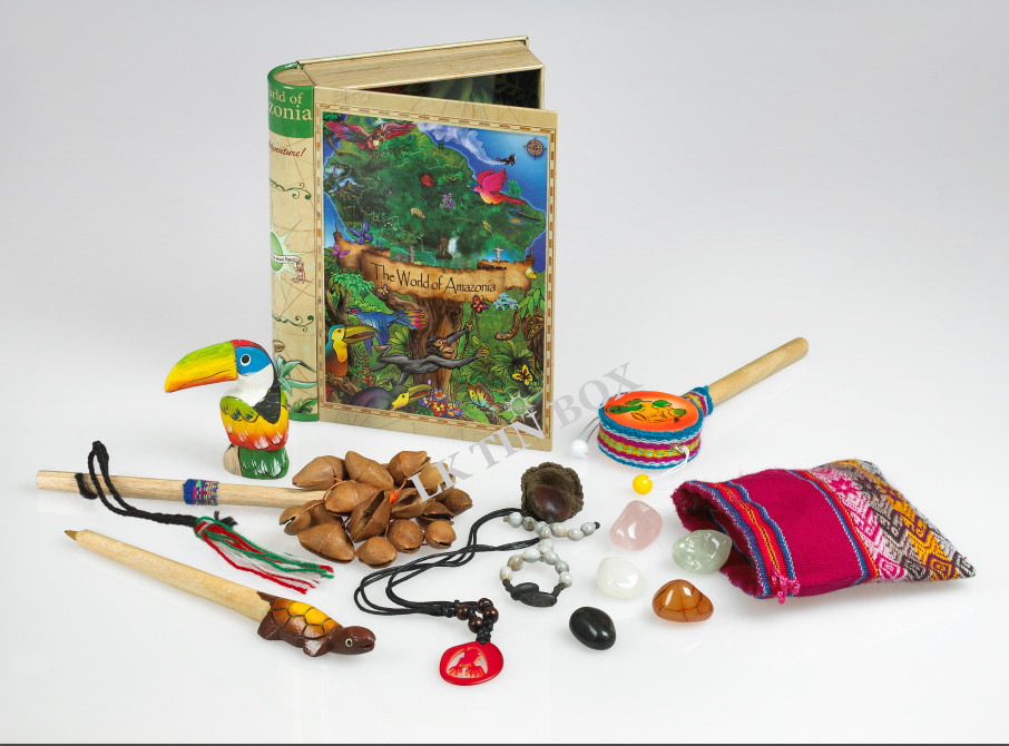 Book Shaped Various Gift Tin Box Storage Doulbe Sides For Toys