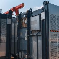 China Sinocorp Energy Saving Sc200 Construction Site Hoist 2 Tn 4 Meter Track Sc Series Sc200/200