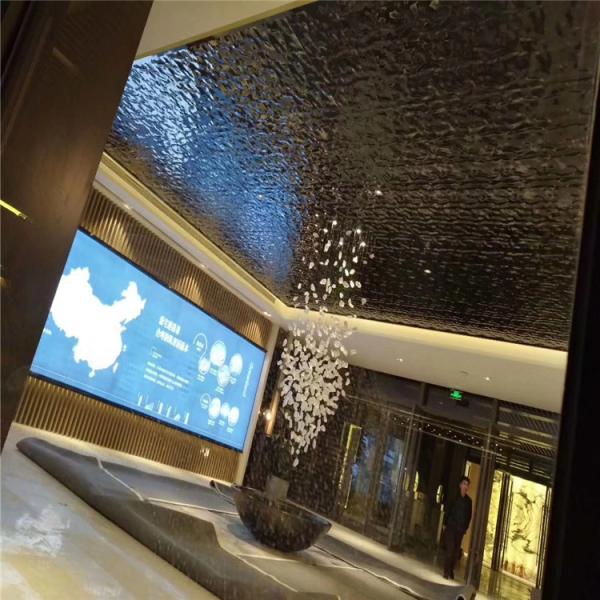 water wave bright finish stainless steel sheet gold color for ceiling decorative panel