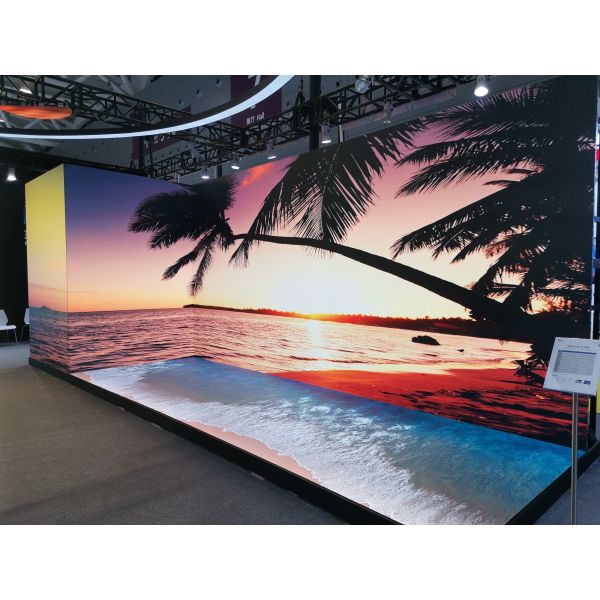 Indoor LED Display Screen with 7680Hz High Refresh Rate Front Maintenance Design and Lightweight Construction for Quick Wall Installation