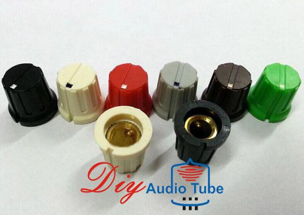 Phenolic Material Audio Volume Control Knob , Volume Control Knob For Amp