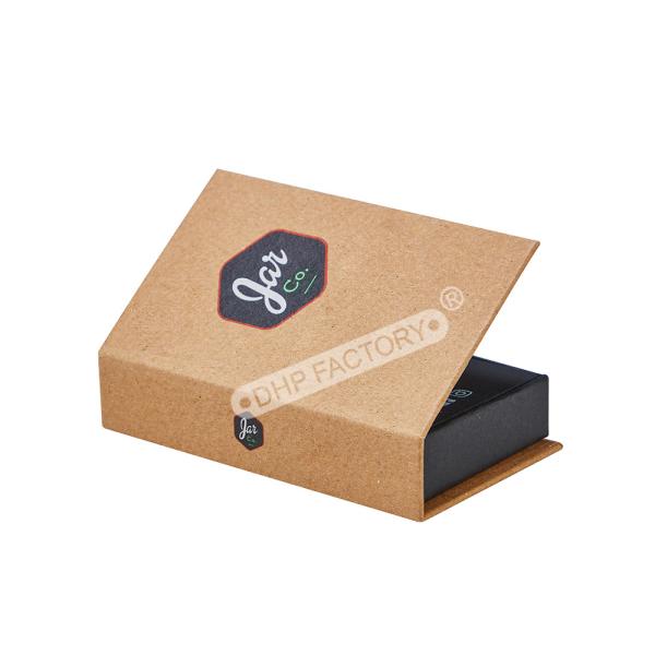 Boîte cadeau magnétique Kraft écologique Boîte à couvercle magnétique durable