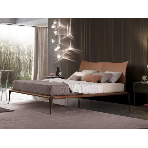 Margareth Tannead Leather Modern Upholstered Bed Light And Ethereal Design