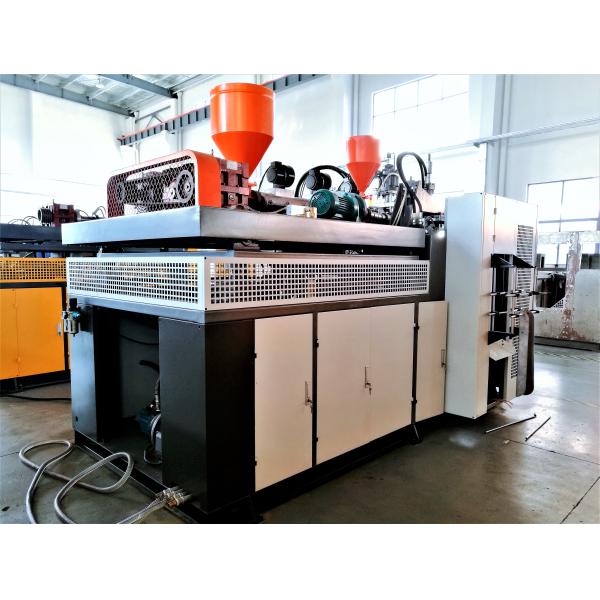 Double Station Extrusion Blow Molding Machine , Plastic Drum Making Machine