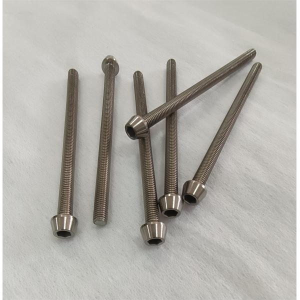 Titanium Bolt M5x9 16 18 20 25 30 35 40 45 50 55 60mm Taper Hex Allen Head bolts