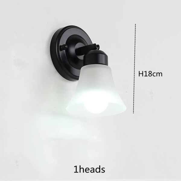 Crystal Bathroom Black Chrome Vanity wall Light Stainless Steel  Over Mirror Lights(WH-MR-90)