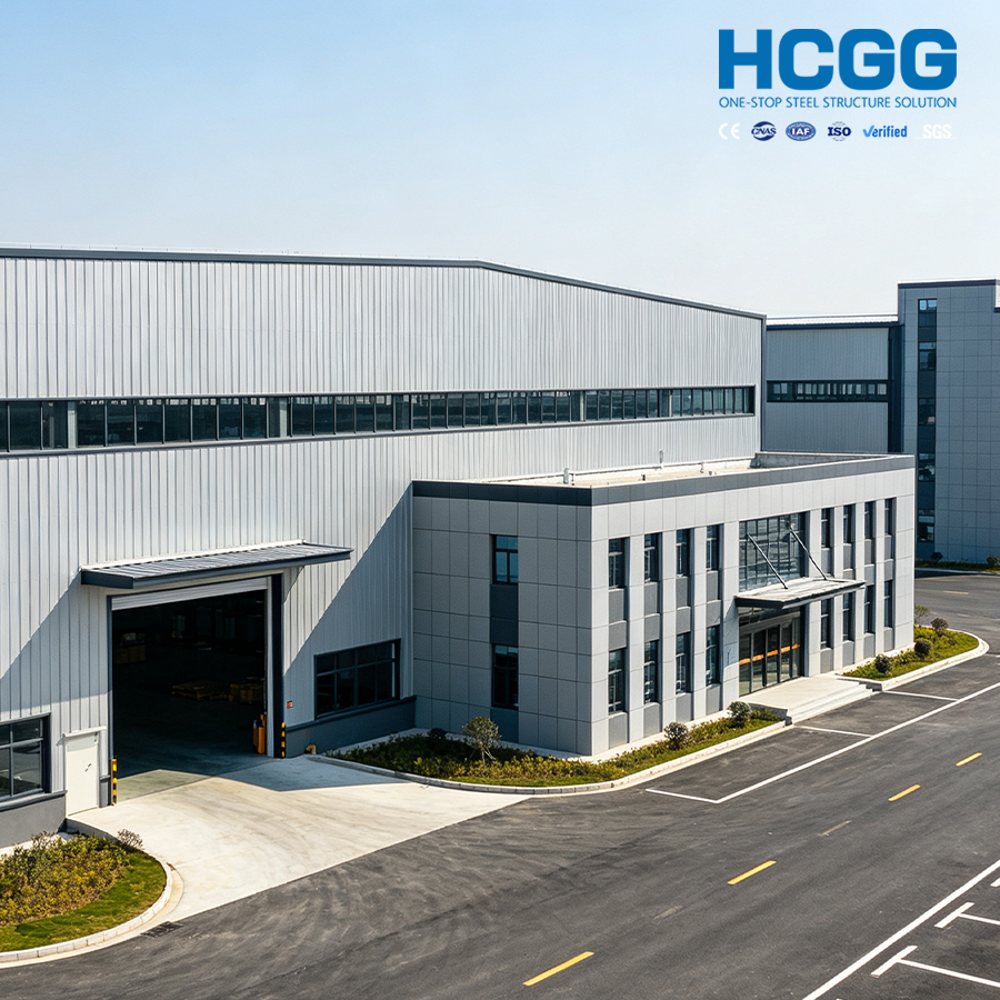 Customized Design Steel Structure Factory Building with Large Open Space and Efficient Construction