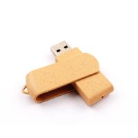 O flash de Straw And Plastic 128gb conduz a memória do Usb 3,0 dos materiais recicláveis