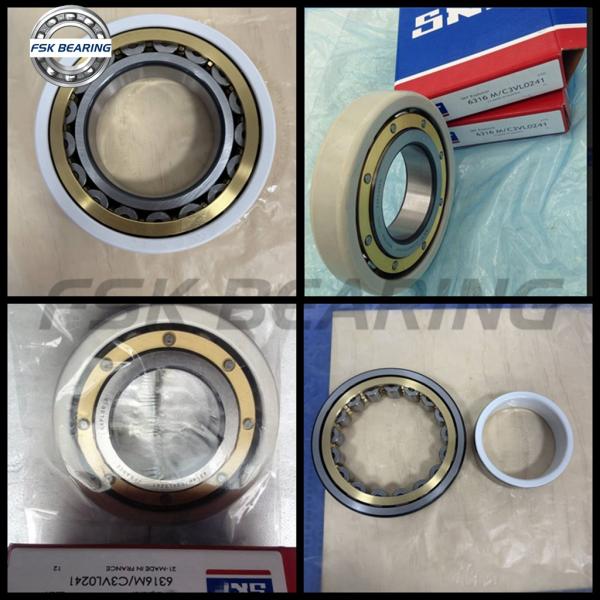 Ceramic-Coated NU 219 ECM/C4VA3091 Cylindrical Roller Bearings ID 95mm OD 170mm