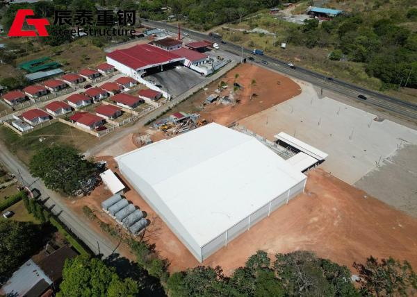 Pre Engineered Steel Structure Supermarket Steel Frame Building Factory Galvanized