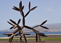 entrada gruesa Sculture de 2.5m m en escultura de encargo del metal del dibujo acero/3D de Corten