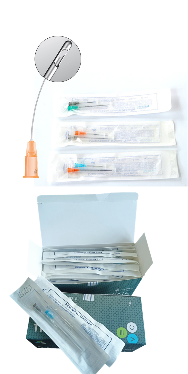 Шприц 27g 38mm Cannula иглы впрыски заполнителя микро- тупой