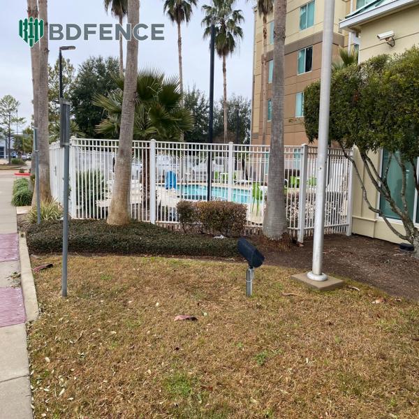1.5m Height Wildlife Friendly Tubular Steel Fence Habitat Conscious